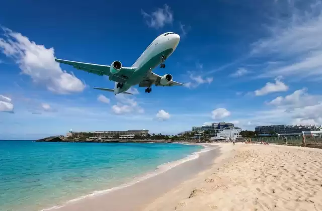 Maho Beach en San Martín