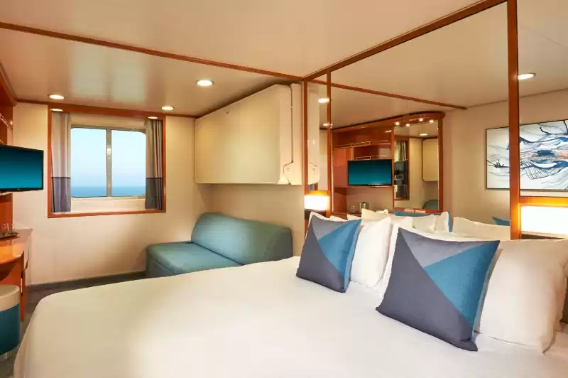 Cabina exterior con mirador